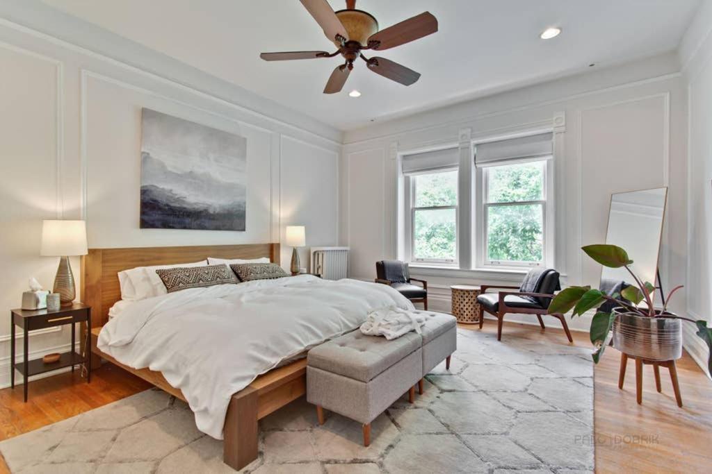 Historic Luxury Townhouse In Downtown Chicago Villa Eksteriør bilde