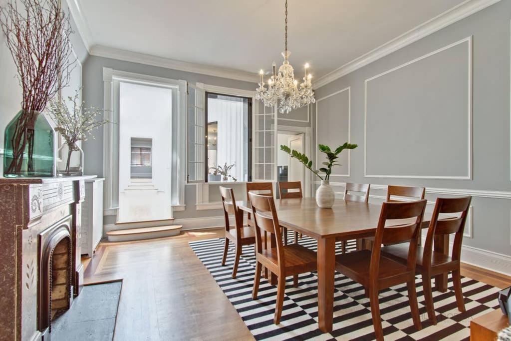 Historic Luxury Townhouse In Downtown Chicago Villa Eksteriør bilde