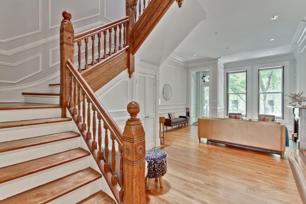 Historic Luxury Townhouse In Downtown Chicago Villa Eksteriør bilde